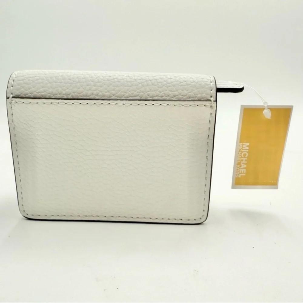 NWT Michael Kors Carson Small Pebbled Leather Wallet